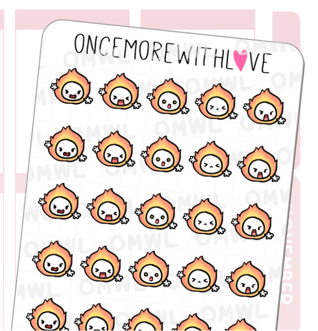 Fired Up | Sticker Sheet