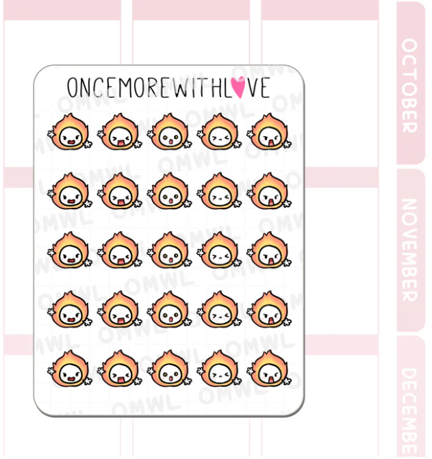 Fired Up | Sticker Sheet