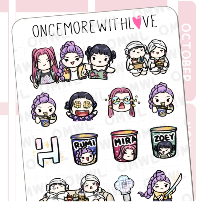 We're Goin Up Up Up, It's Our Moment | Sticker Sheet