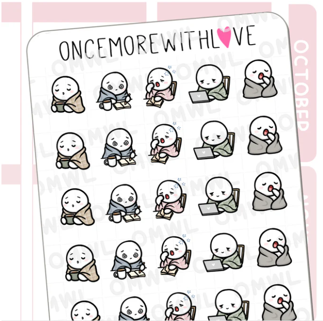 Barely Awake | Sticker Sheet