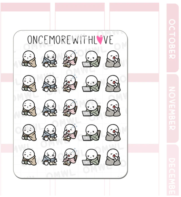 Barely Awake | Sticker Sheet