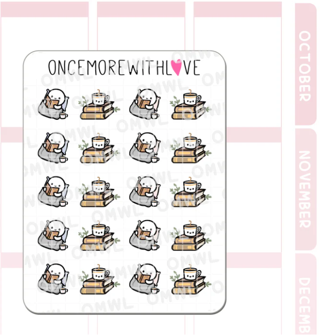 Cozy Reading | Sticker Sheet