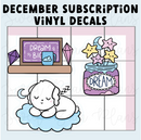*PRESALE* Sweet Bean Plans | DECEMBER 2025 WASHI & STICKER Subscription