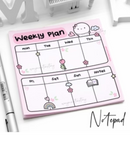 *PREORDER* Weekly Plan Beanie notepad