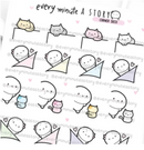 *PREORDER* Cat deco corners sticker sheet