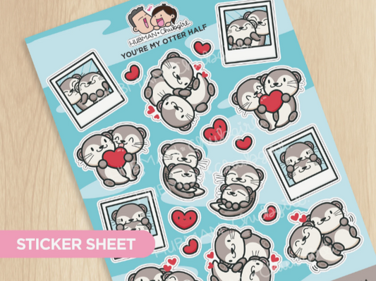 You're My Otter Half | Big Sticker Sheet