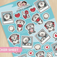 Otter-ly Adorable| Big Sticker Sheet