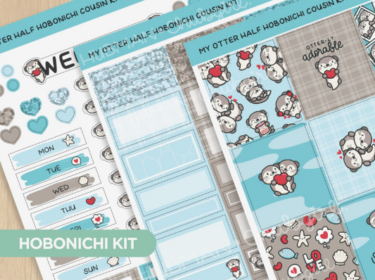 My Otter Half | Hobonichi Cousin Kit