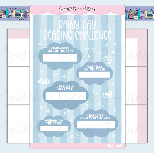 Rainy Reading Challenge | Large Sticker