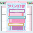 Spring TBR Stack | Large Sticker