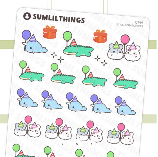 Lil' Celebration - part 2 | Sticker Sheet
