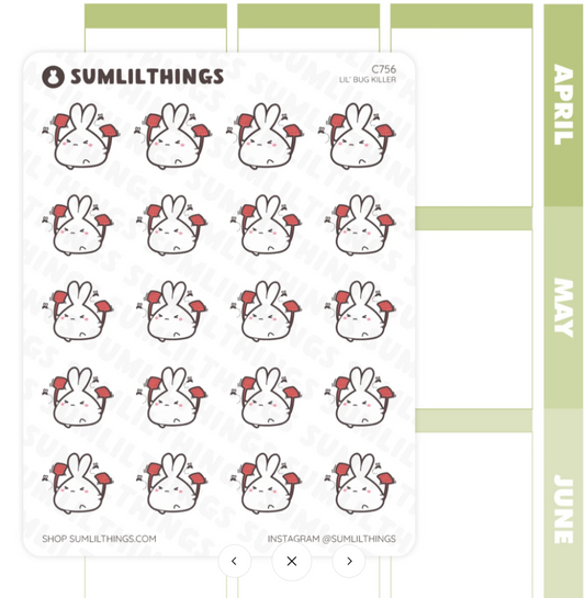 Lil' Bug Killer | Sticker Sheet