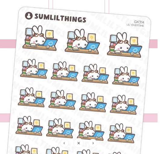Lil' Overtime | Sticker Sheet