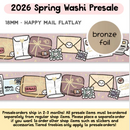 PREORDER - Happy mail Flatlay | Washi