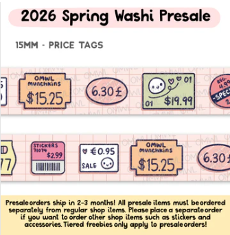 Price Tags | Washi