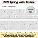 Grid - Grey | Washi