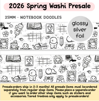 Notebook Doodles | Washi