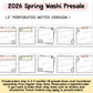 Perforated Notes V1 | Washi