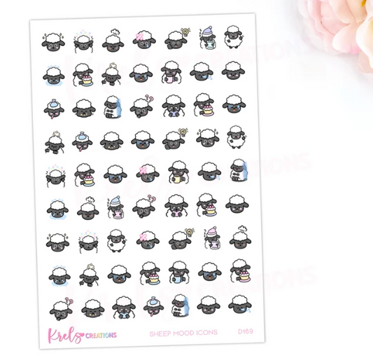 Sheep Mood | Sticker Sheet
