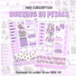 Krels Creations - Buzzing in Petals | May 2026 STICKERS & WASHI Subscription