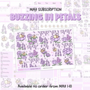 Krels Creations - Buzzing in Petals | May 2026 STICKERS & WASHI Subscription