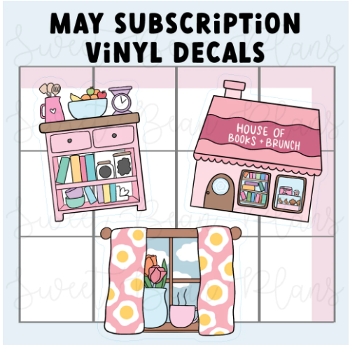 *PRESALE* Sweet Bean Plans | MAY 2026 WASHI & STICKER Subscription