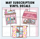 *PRESALE* Sweet Bean Plans | MAY 2026 WASHI & STICKER Subscription
