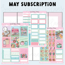 *PRESALE* Sweet Bean Plans | MAY 2026 WASHI & STICKER Subscription