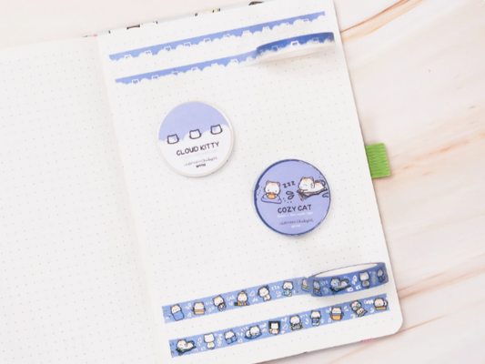 Cozy Cat | Washi (set of 2) (Copy)