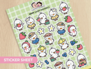 Berry Lucky Duckies 2 | BIG Sticker Sheet