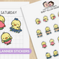 Berry Yellow Duckies | Sticker Sheet