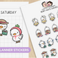 Berry White Duckies | Sticker Sheet