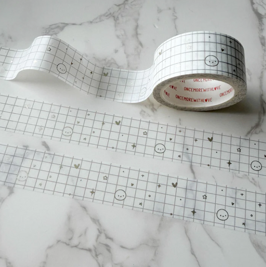 Grid - White | Washi