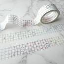 Rainbow Grid - Silver | Washi