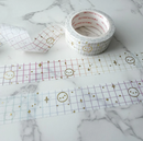 Rainbow Grid - Gold | Washi