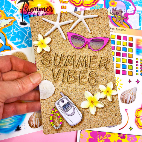 *PRESALE* Shine Sticker Studio - Beach Babe | June 2026 Subscription