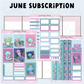*PRESALE* Sweet Bean Plans | JUNE 2026 WASHI & STICKER Subscription