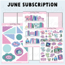 *PRESALE* Sweet Bean Plans | JUNE 2026 WASHI & STICKER Subscription
