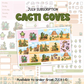 *PRESALE* Krels Creations - Cacti Cove | July 2026 STICKERS & WASHI Subscription