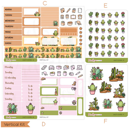 *PRESALE* Krels Creations - Cacti Cove | July 2026 STICKERS & WASHI Subscription
