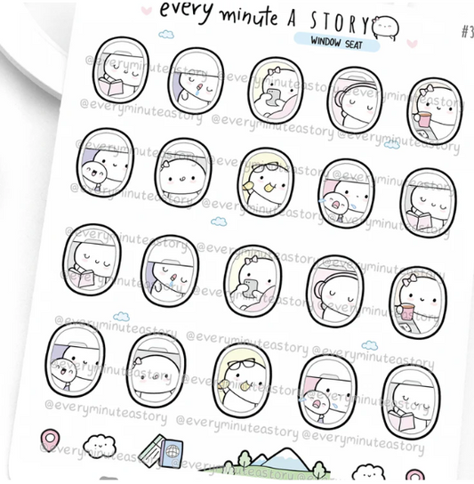 *PREORDER* Window Seat | Sticker Sheet