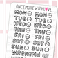 *PRESALE Weekly Headers | Sticker Sheet
