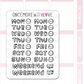 *PRESALE Weekly Headers | Sticker Sheet
