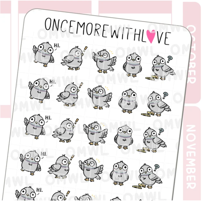 *PRESALE Pigeon | Sticker Sheet