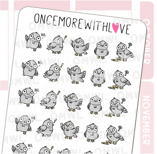 *PRESALE Pigeon | Sticker Sheet