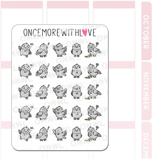 *PRESALE Pigeon | Sticker Sheet