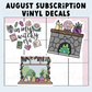 *PRESALE* Sweet Bean Plans | AUGUST 2026 WASHI & STICKER Subscription