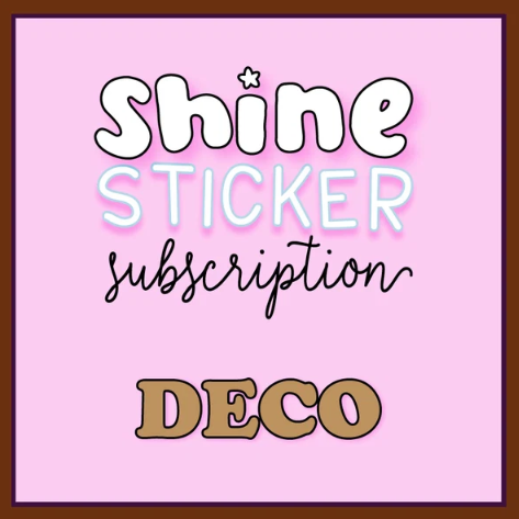 *PRESALE* Shine Sticker Studio - I Like You A Latte | August 2026 Subscription