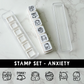 *PREORDER 6-IN-1 Punch Stamp - Anxiety
