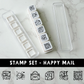 *PREORDER 6-IN-1 Punch Stamp - Happy Mail